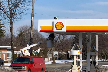 Shell Gas Station Canopy Lighting