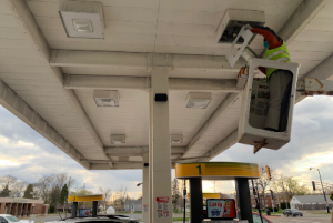 Gas Station Canopy Lighting