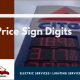 LED Price Sign Digits