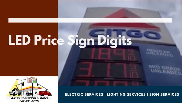 LED Price Sign Digits